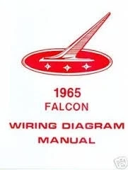 1965 FORD FALCON AND RANCHERO FACTORY WIRING DIAGRAMS SCHEMATICS MANUAL - Image 1 of 1