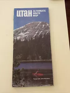 Utah Alternative Route State Highway Travel Road Map - Picture 1 of 3