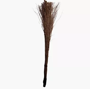 Rustic Wooden Broomstick Witch Costume Autumn Craft Twigs - Picture 1 of 4