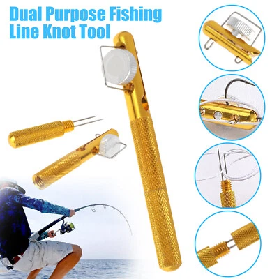 NSI Fishing Knot Quick Tying Tool Line Clipper Snip Hook Nipper Tie Knotter Outdoor