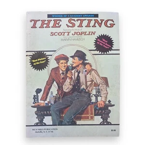The Sting Noten 1974 Film Film Scott Joplin Klavierlied Buch - Bild 1 von 3