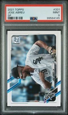 2021 TOPPS SP #331 JOSE ABREU PSA 9 - Image 1 of 2