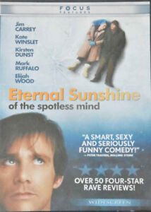 Eternal Sunshine of the Spotless Mind Dvd - Like New, Jim Carrey, Kate Winslet