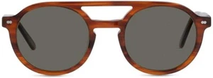 Christopher Cloos Larvotto Bourbon 48mm Minimalistic Polarized Sunglasses - Picture 1 of 3