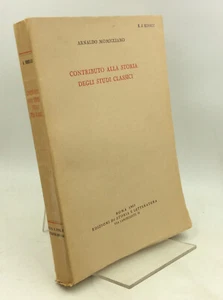 CONTRIBUTO ALLA STORIA DEGLI STUDI CLASSICI by Arnaldo Momigliano - 1955 - - Imagen 1 de 4