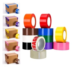 Parcel Packaging Tape 48mm x 66m Assorted Cartoon Sealing Tape for Moving - Picture 1 of 55