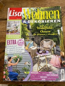 Lisa Wohnen & Dekorieren Wohlfühloasen drinnen + draußen Rezepte Zeitschrift - Bild 1 von 2