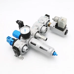 Festo 170681 Wartungseinheit HE + LFR + HEE-…-D-MINI-24 + HEL + FRM + Manometer - Bild 1 von 5