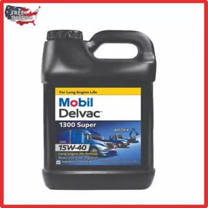 Mobil Delvac 1300 Super Diesel Conventional Engine Oil 15W-40 10 Quart ( 1 PACK - Picture 1 of 2