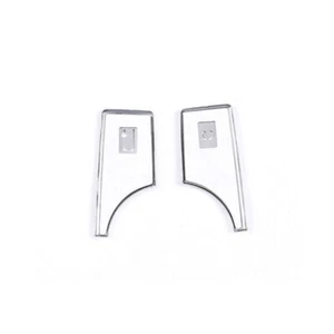 Silver Aluminum Console Multimedia Knob Switch Trim 2PCS For Benz GLK 2009-2015 - Picture 1 of 8