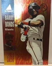 1995 Pinnacle Barry Bonds NM/Mint (8) Red Hot #RH6