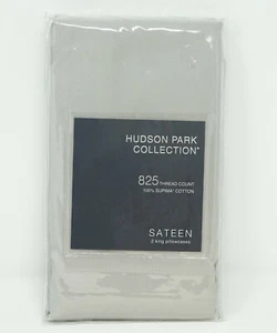 Hudson Park Collection 825-TC Supima Cotton Pillowcase PAIR KING Sterling Gray - Picture 1 of 4