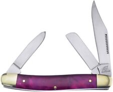 Frost OC-066P/MOP Stockman Purple MOP Folding Pocket Knife