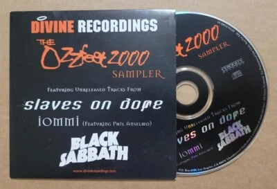 THE OZZFEET 2000 SAMPLER CD FROM SLAVES ON DOPE UNRELEASED IOMMI BLACK SABBATH Foto 1 de 4