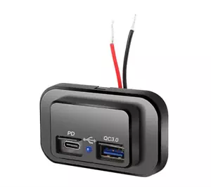12V Type C Fast Charger Adapter Socket PD 36W For iPad Apple iPhone 13 Pro Max - Picture 1 of 11