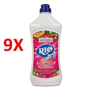 9 X Rio Bum Bum Plus Beere Hygienischer Bodenreiniger 1 Ltr - Bild 1 von 1