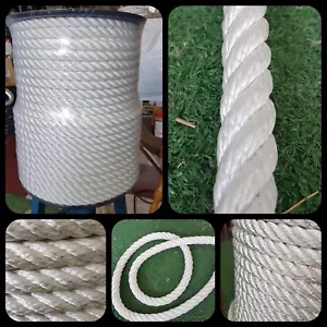 Corde Cordage Nylon Haute Ténacité 20mm X 50metros Mouillage Amarrage Grappin - Photo 1/3