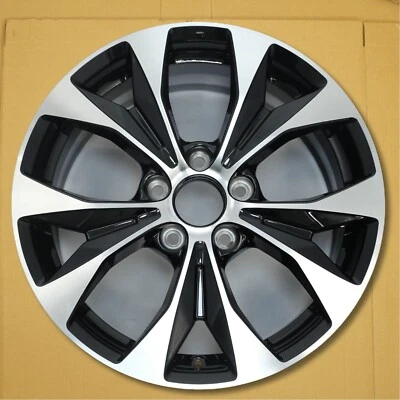 For Honda Civic OEM Design Wheel 17" 17x7 2012-2014  Machined Black Rim 64025B - Image 1 of 4