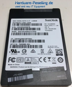SanDisk SSD SATA 2,5 128GB 6G SD7SB3Q-128G-1006 769988-001 665961-001 666207-001 - Bild 1 von 1