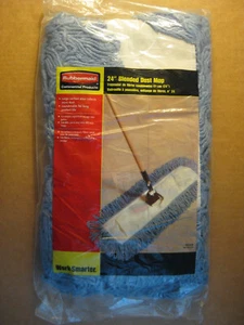 RUBBERMAID - 24" azul, mezclado fregona recarga (24" X 5") nuevo/sello de fábrica - Imagen 1 de 4