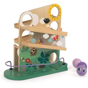 Giocattolo visivo in legno Janod bruco pista da ballo bambino 12M + NUOVO - Foto 1 di 9