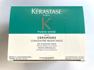 KERASTASE Fusio-Dose Ceramides Concentre Resistance Hair Treatment 12ml x 10 New - Picture 1 of 9