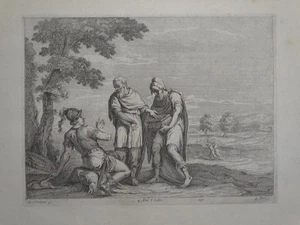 Caja de hombre Eneas Mythology Theatrum Pictorium Teniers grabado en cobre Boel 1684 - Imagen 1 de 5