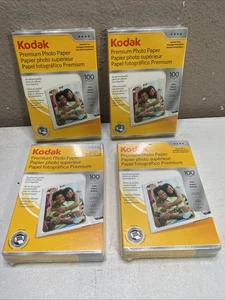 Kodak Premium Photo Paper Gloss 4"x 6" 392 count 66lb 8.5 mil New & Sealed ( 4 ) - Picture 1 of 11