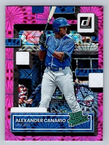 2022 Donruss #RP-12 Alexander Canario Rated Prospects Pink Fireworks - Picture 1 of 2