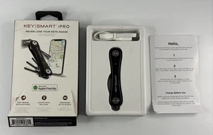 KeySmart - Portachiavi e Tracker Compact iPro funziona con Apple Find My - Nero - Foto 1 di 4
