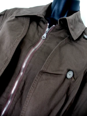 Renuar Womens  Button Down Jean Jacket Brown Size 12 - Image 1 of 4