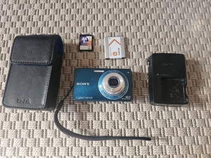 Sony Cyber-shot DSC-W350 14.1 MP Digital Camera - Blue - Picture 1 of 8