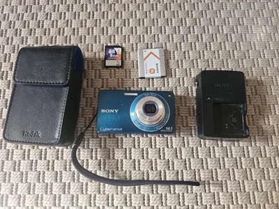 Sony Cyber-shot DSC-W350 14.1 MP Digital Camera - Blue - Image 1 of 4