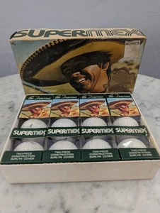 Vintage Komplettsatz 70er Jahre neue einwandfreie Supermex Lee Trevino Golfbälle 12 Box - Bild 1 von 9