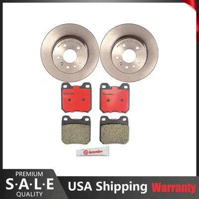 Kit de frenos traseros Brembo para Saab 9-3 900 Saturn L100 LS2 rotores de disco pastillas de cerámica Foto 1 de 4