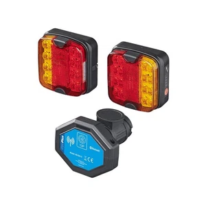 Kabelloses Rückleuchten-Set LED mit Bluetooth für Anhänger 13-polig - Bild 1 von 7