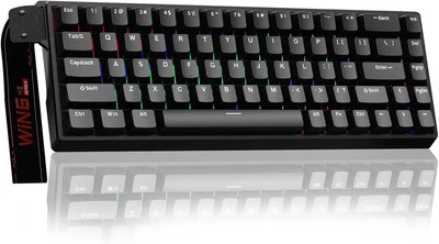 AULA WIN68 HE Mechanical Gaming Keyboard 60%, Hall Black-standard version  - Image 1 of 4