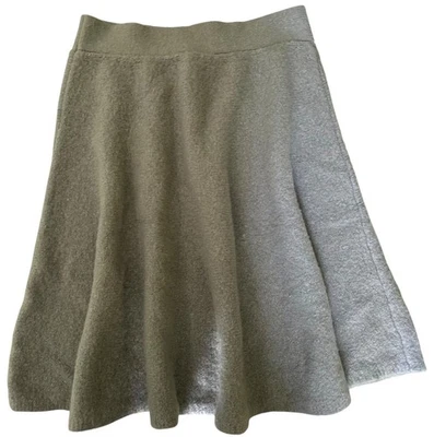 NUEVO CON ETIQUETAS BCBG BCBGMaxAzria MUJER SUÉTER GRIS HASTA LA RODILLA UNA LÍNEA FALDA MEDIANA M Foto 1 de 2