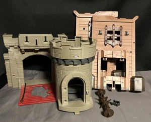 Playmobil Medieval Castle set, vintage incomplete parts seige tower walls fort - Picture 1 of 12