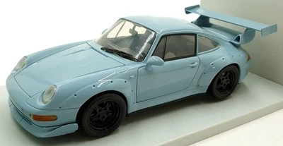 UT 1/18 Scale Diecast UTREW02 - Porsche 911 GT2 - Light Blue - Image 1 of 4