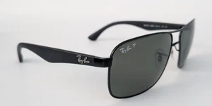 Ray Ban Sonnenbrille RB3516 006/9A schwarz/grün polarisiert 59-15-140 - Bild 1 von 24