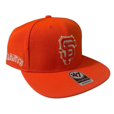 '47 Marca San Francisco Giants 2021 City Connect Naranja Gorra Snapback Ajustable Foto 1 de 4