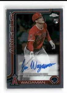 Autógrafo de novato de béisbol cromado Eric Wagaman 2025 Topps #RA-EW  - Imagen 1 de 2