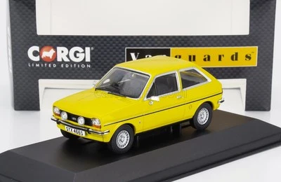MODELLINO AUTO STATICO VANGUARDS FORD FIESTA MKI 1.1 GHIA GIALLO SCALA 1:43 - Immagine 1 di 4