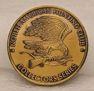 NORTH AMERICAN HUNTING CLUB BRONZE Collector's Medallion Coin Mountain Lion - Picture 1 of 3