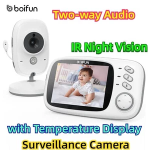 Babyphone mit Kamera 3,2" Video Babyphon mit VOX Modus Nachtsicht Schlaflieder - Bild 1 von 13