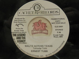 Promo! Ernest Tubb And Friends – Waltz Across Texas / Mono, 45 RPM EX (27J) - Picture 1 of 2