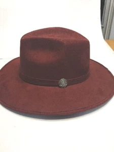 Elegante Mexicano Gamuza Marrón Occidental Vaquero Artesanal Unisex Sombrero de Vaquero Grande - Imagen 1 de 4