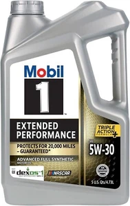 Aceite de motor 9,46 litros 2 x Mobil 1 EP 5W-30 5QT 4,73 litros rendimiento extendido - Imagen 1 de 2