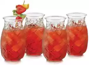 Libbey Tiki Pineapple Glasses, Set of 4 - Picture 1 of 5